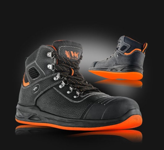 VM Trzewiki ochronne 5290-S2PL Hamburg – buty robocze dla asfalciarzy, kompozytowy podnosek, wkładka kevlarowa HRO