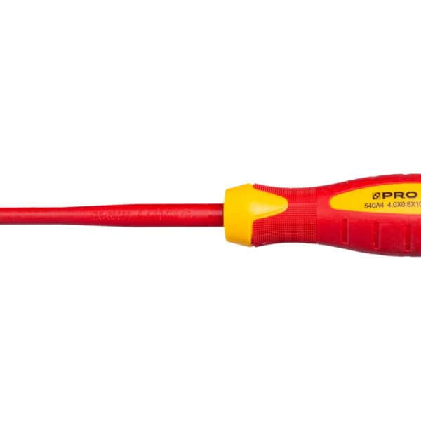 Wkrętak izolowany płaski 4 x 100 mm