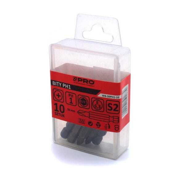 Bity PH 1 x 50 mm 10 szt.
