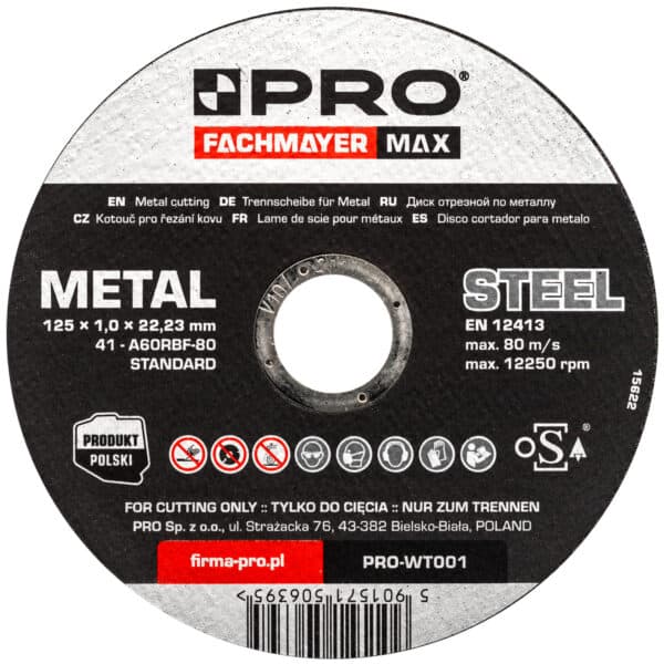 Tarcza do metalu 41-125 x 1.0 x 22.23