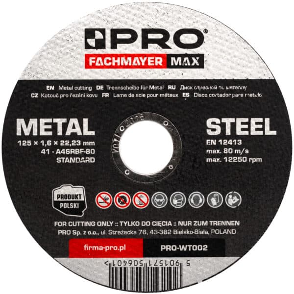 Tarcza do metalu 41-125 x 1.6 x 22.23