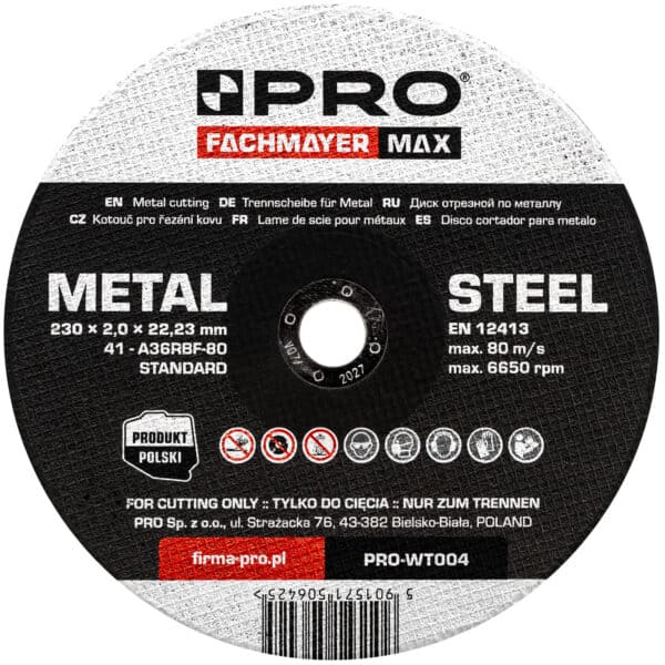 Tarcza do metalu 41-230 x 2.0 x 22.23