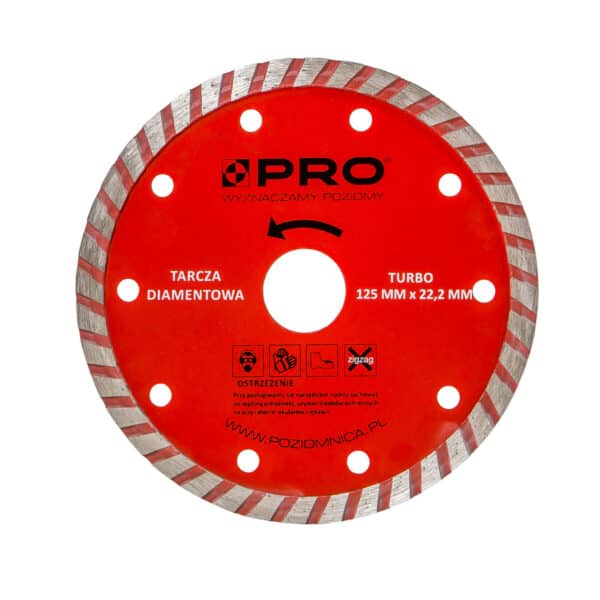 Tarcza diamentowa turbo 125 x 22.2 mm