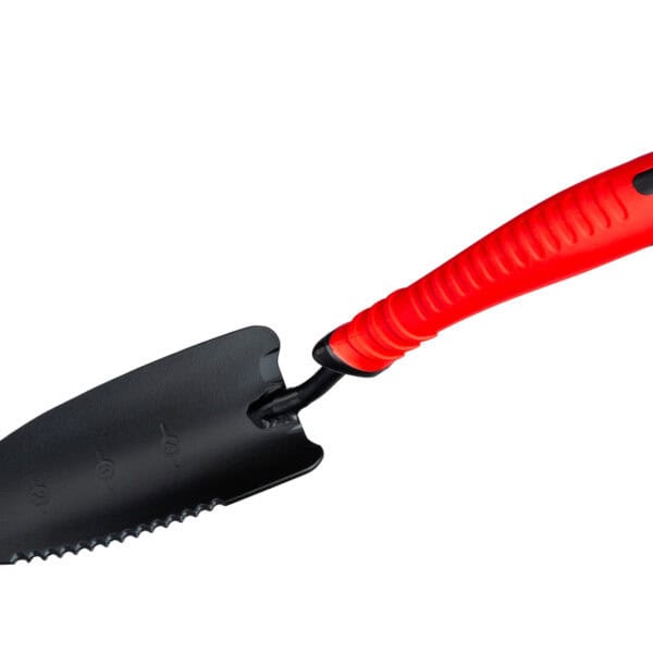 Łopatka ogrodowa płaska z ząbkami