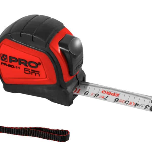 Miara zwijana PR-60-11, hamulec odwrotny, nylon, dwustronna, 5m/25mm