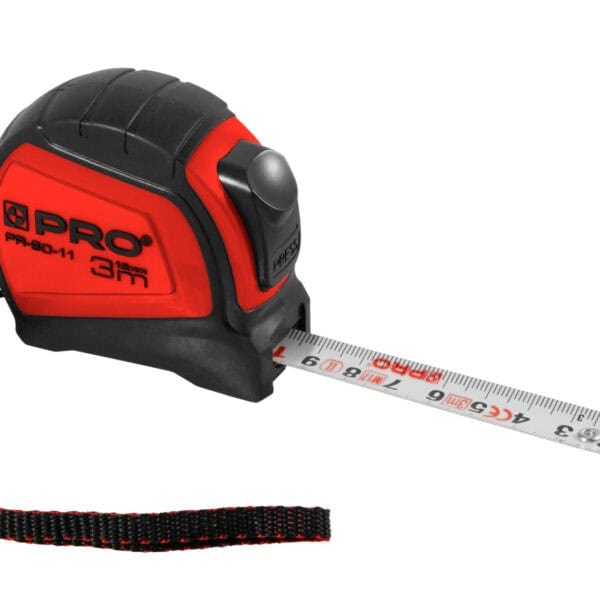 Miara zwijana PR-60-11, hamulec odwrotny, nylon, dwustronna, 3m/16mm