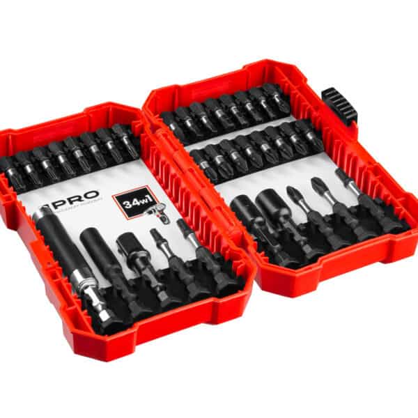 Zestaw bitów impact stal S2 34 w 1