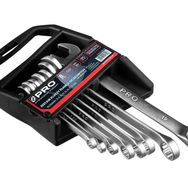 Zestaw kluczy płaskooczkowych 8 szt. CRV