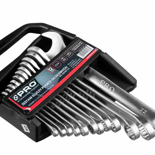 Zestaw kluczy płaskooczkowych  12 szt. CRV