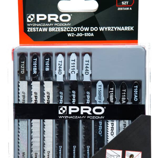Zestaw brzeszczotów do wyrzynarek zestaw A - 10szt
