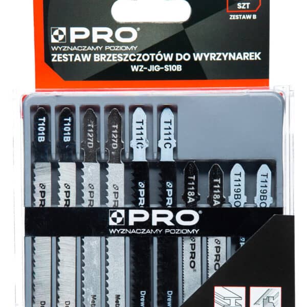 Zestaw brzeszczotów do wyrzynarek zestaw B - 10 szt