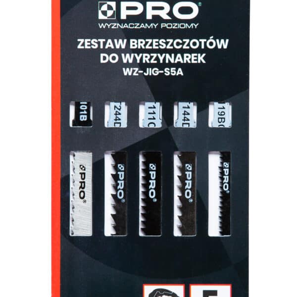 Zestaw brzeszczotów do wyrzynarek zestaw A - 5szt