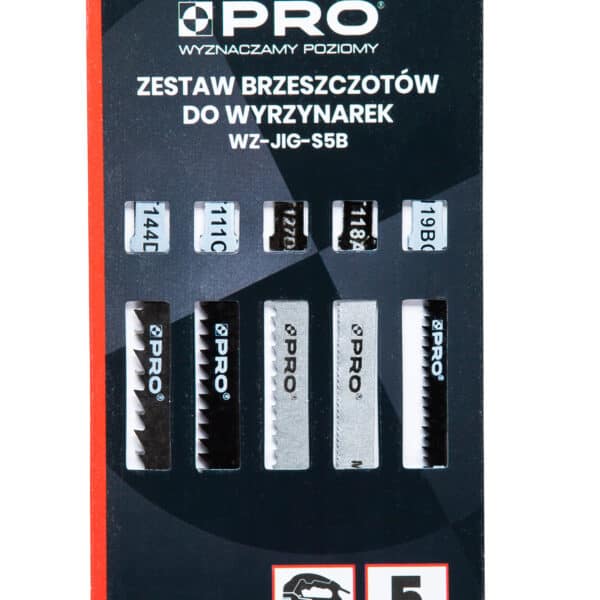 Zestaw brzeszczotów do wyrzynarek zestaw B - 5szt