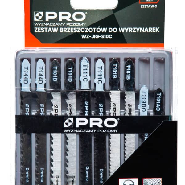 Zestaw brzeszczotów do wyrzynarek zestaw C - 10szt