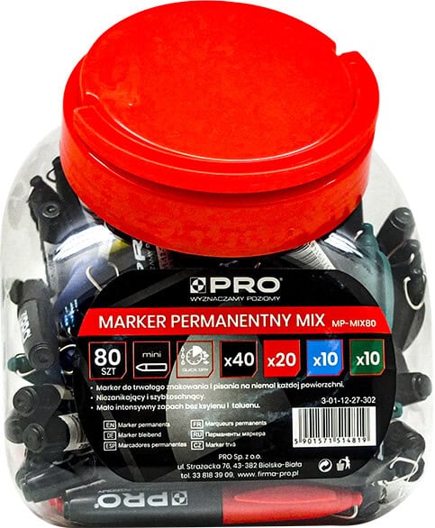Marker permanentny mix