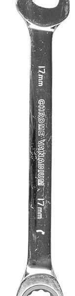 Klucz płaskooczkowy z grzechotką 72t CrV 17 mm