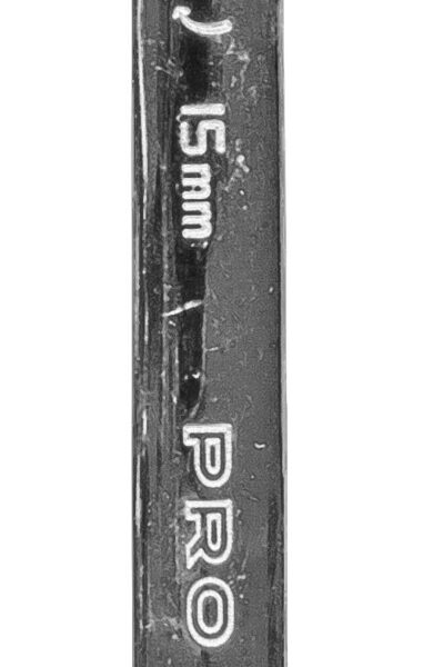 Klucz płaskooczkowy z grzechotką i przegubem 72t CrV 6 mm