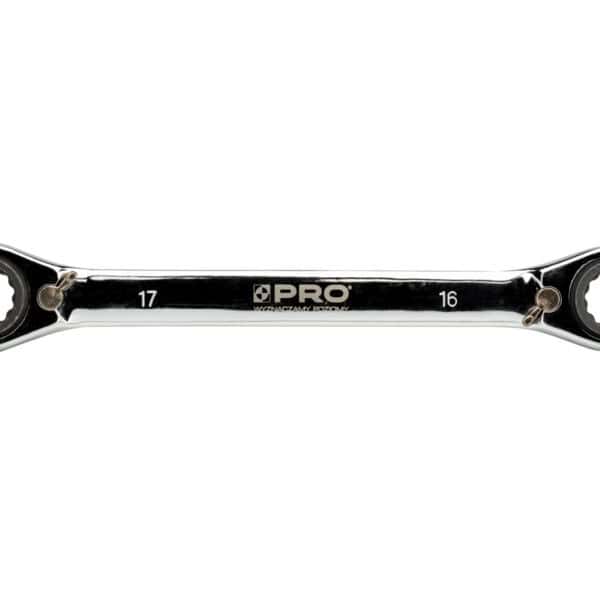 Klucz 4 w 1 z grzechotką REV 72t CRV, 16-17-18-19 mm PRO-WK243