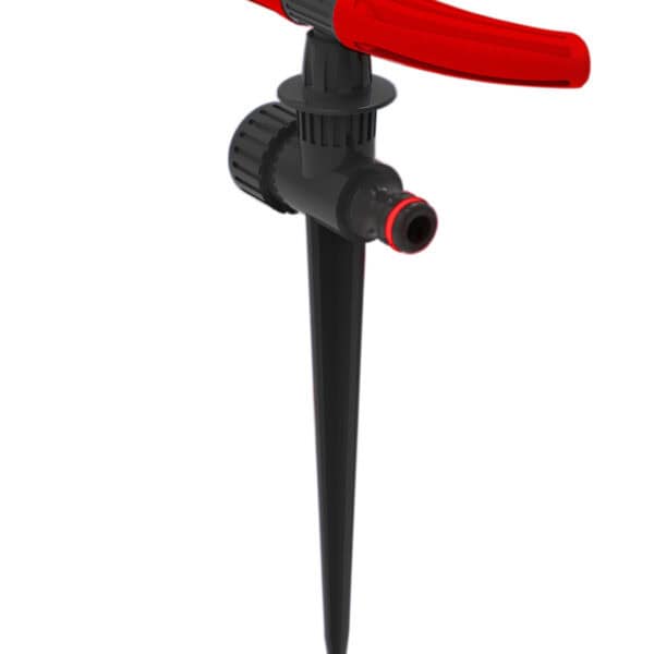 Zraszacz obrotowy dwuramienny