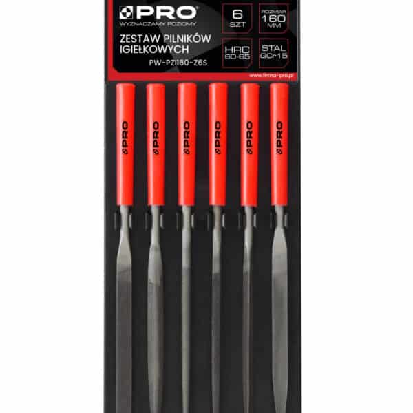 Zestaw pilników igiełkowych 160 mm 6 szt.