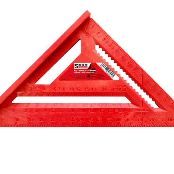 Kątownik stolarski z tworzywa ABS, z podstawą 180mm