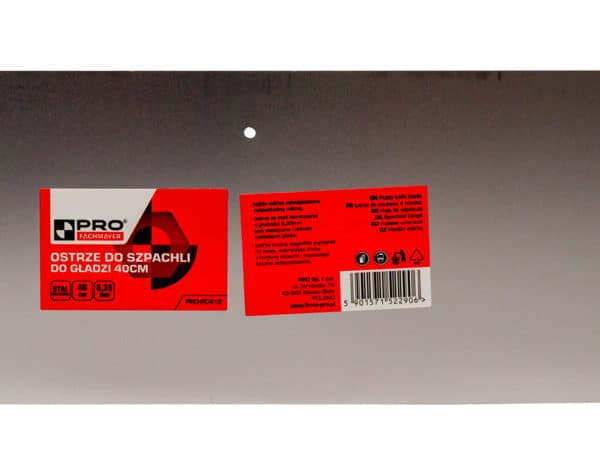 OSTRZE DO SZPACHLI DO GŁADZI 40CM 0.35MM