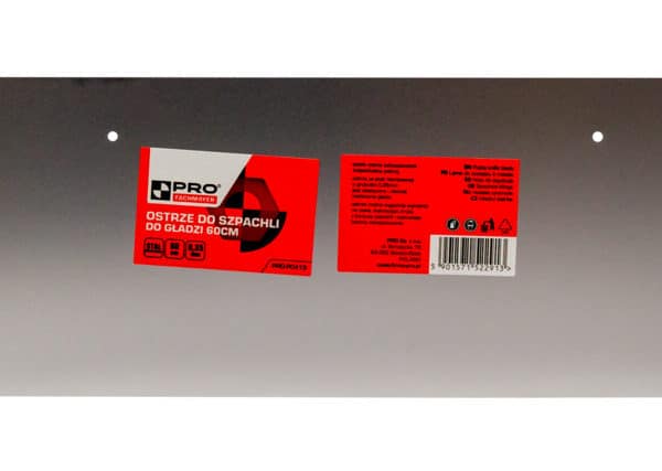 OSTRZE DO SZPACHLI DO GŁADZI 60CM 0.35MM