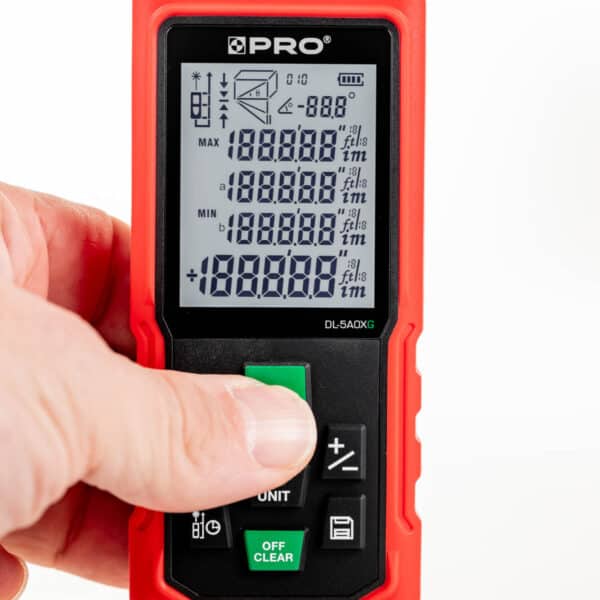 Dalmierz Laserowy DL-50XG z zieloną wiązką