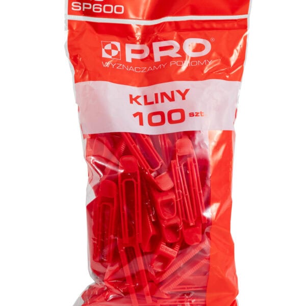 System poziomujący PRO-SP600  kliny 100 szt. worek