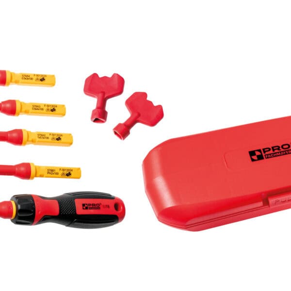 Zestaw wkrętaków izolowanych VDE CrV 8 w 1