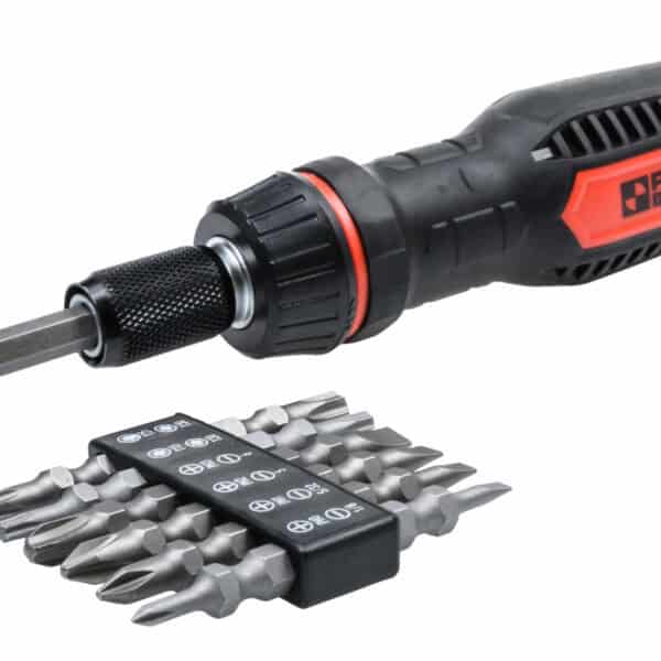 Zestaw wkrętaków z grzechotką x5 S2 12 w 1