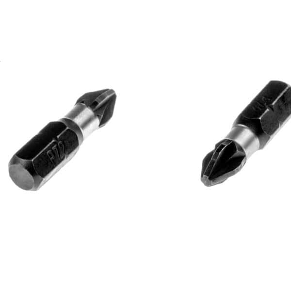 Bity PZ 2 x 25 mm S2 black - 2 szt.