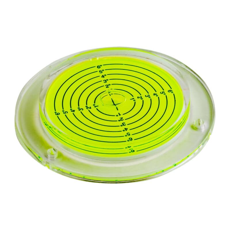 LIBELLA OCZKOWA 7,5CM Z PODZIAŁEM NA STOPNIE Z OTWORAMI PRO-PS109