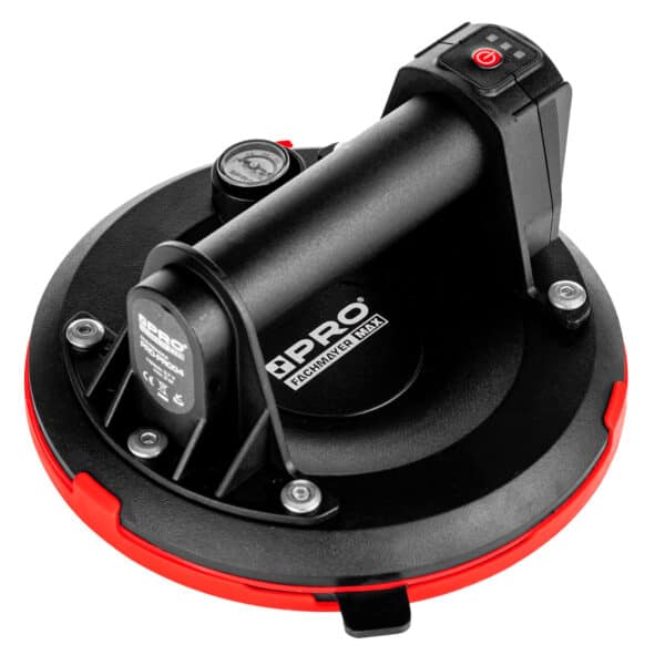 Uchwyt do szyb i płytek przyssawka próżniowa aku manometr 140KG