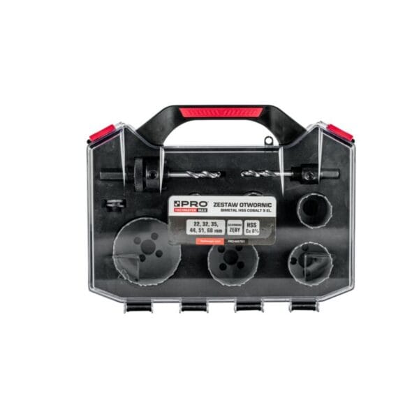 Zestaw otwornic bimetal 9 el. PRO-WA751