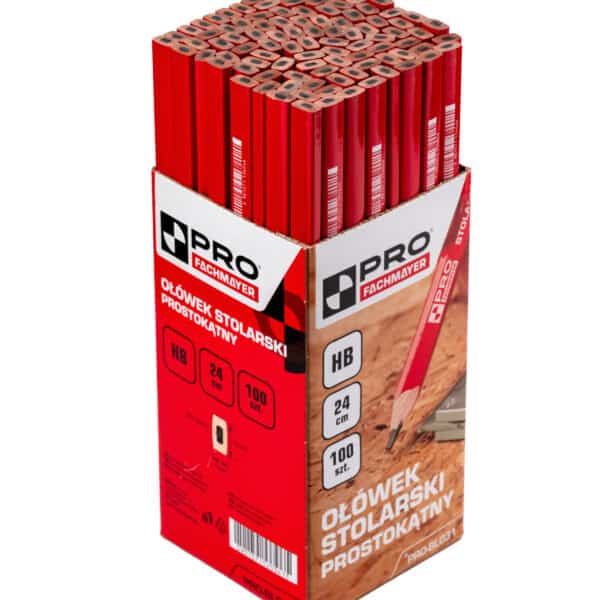 Ołówek stolarski prostokątny HB PRO-BL031