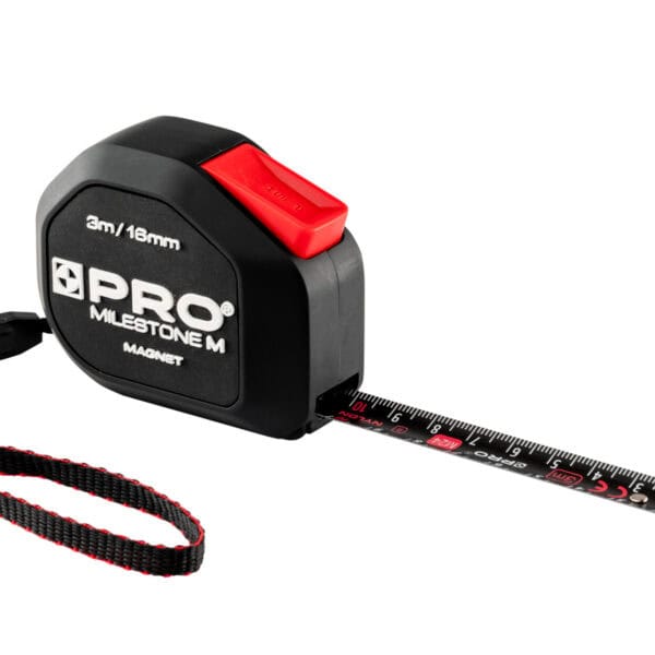 Miara Zwijana MILESTONE, nylon, hamulec odwrotny, 3m PRO-MZ613