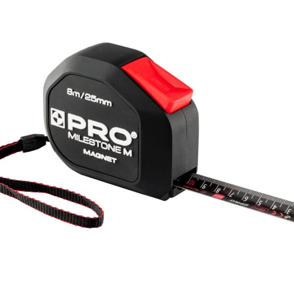 Miara Zwijana MILESTONE, nylon, hamulec odwrotny, 8m PRO-MZ618