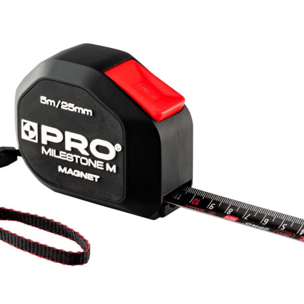 Miara Zwijana MILESTONE, nylon, hamulec odwrotny, 5m PRO-MZ615