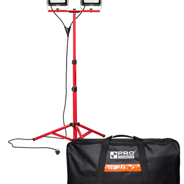 Reflektor LED ze statywem w pokrowcu IP65 2x100W 16000lm