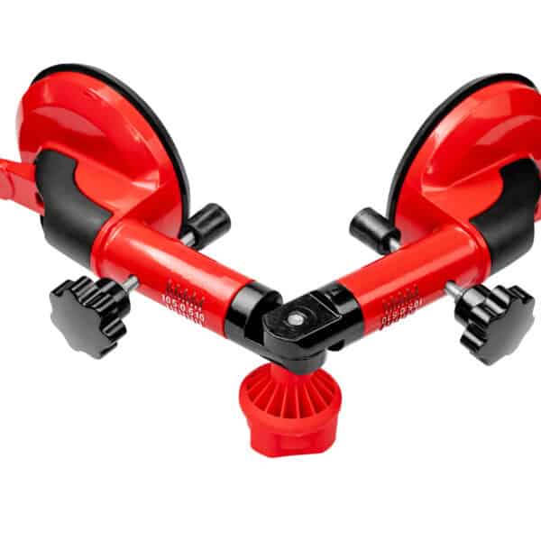 Uchwyt do szyb i płytek przyssawka podwójna kątowa 100kg PRO-PR006