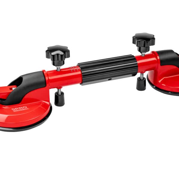 Uchwyt do szyb i płytek przyssawka podwójna regulowana 100kg PRO-PR007