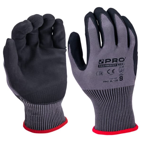 RĘKAWICE OCHRONNE NITRYLOWE ANTYPRZECIĘCIOWE CUT D CUTMASTER Pro