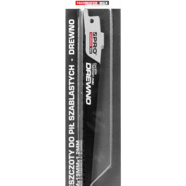 Brzeszczoty do pił szablastych - drewno 152MMx19MMx1.2MMx6T CRV 3 szt.