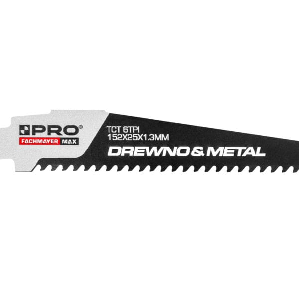 Brzeszczoty do pił szablastych - drewno+metal TCT 2 szt. Pro