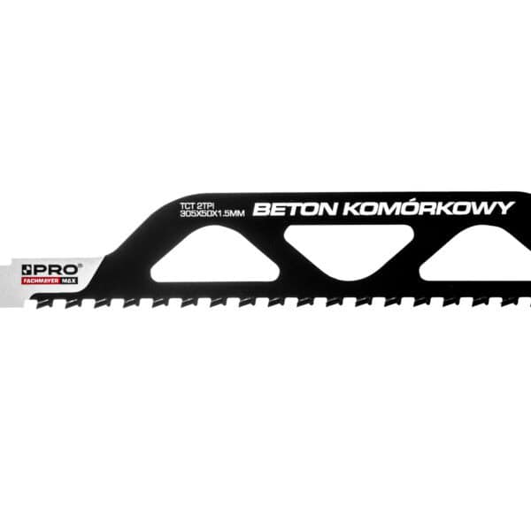 Brzeszczot do pił szablastych - beton komórkowy 305MMx50MMx1.5MMx2T TCT