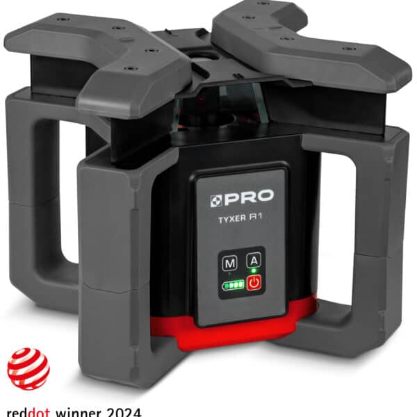 Laserowy Niwelator Rotacyjny TYXER R1 (czerwona wiązka) + DETEKTOR