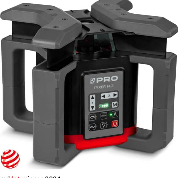 Laserowy Niwelator Rotacyjny TYXER R2 (czerwona wiązka) + DETEKTOR