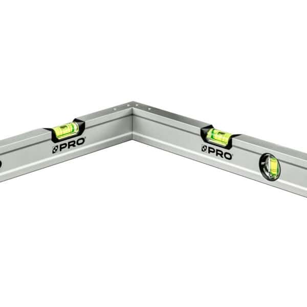 Poziomnica PRO600 anod. Srebrna do płaszczyzn  30x40 cm