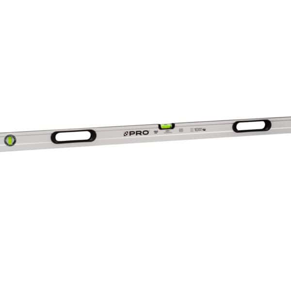 Poziomnica PRO800 anodowana srebrna z uchwytami  150 cm